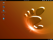  Debian 7 com ícone...